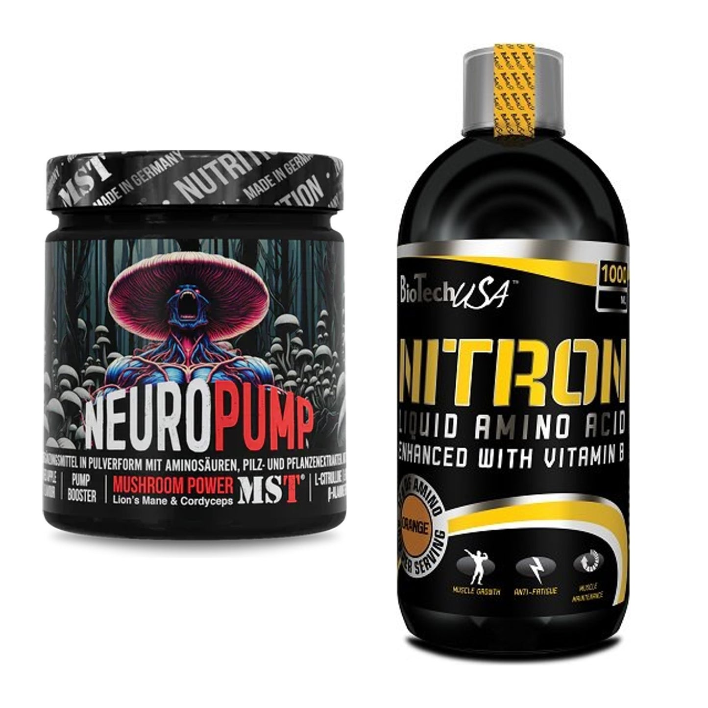 Trainings-Set: MST NeuroPump 270g (Red + BioTech Liquid Amino – alle enthaltenen Artikel