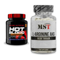 Trainings-Set: Scitec Hot Blood Hardcore + MST Arginin AAKG 1178mg – alle enthaltenen Artikel