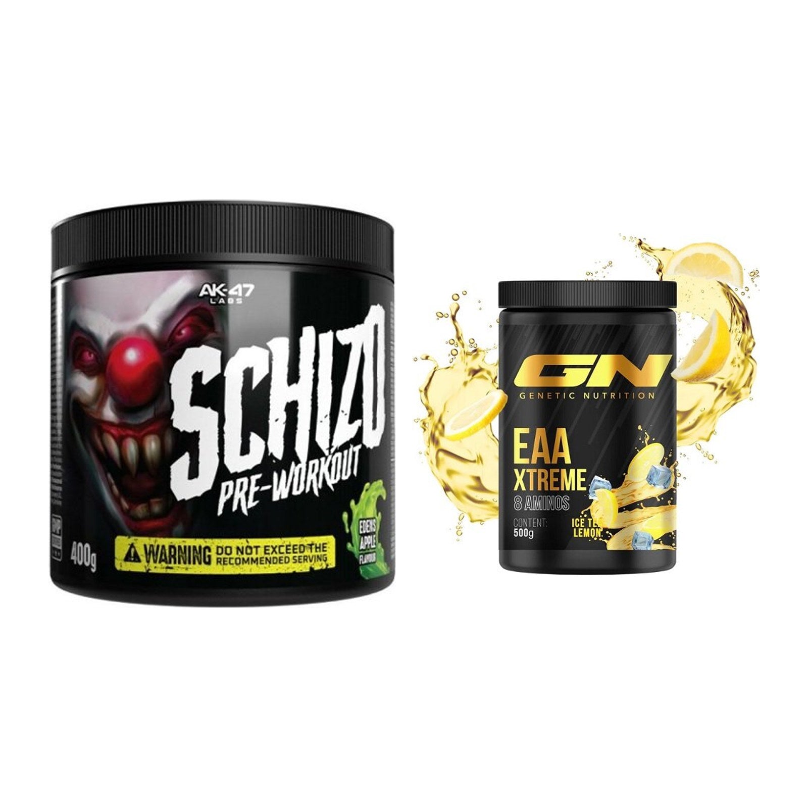 Trainings-Set: AK47 Labs Schizo Pre-Workout + GN EAA Xtreme – alle enthaltenen Artikel