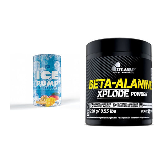 Trainings-Set: FA Nutrition ICE Pump + Olimp Beta-Alanine Xplode – alle enthaltenen Artikel