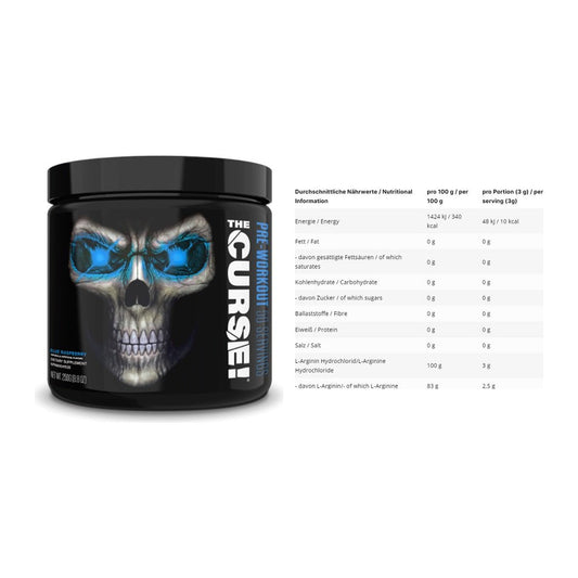 Ensemble d'entraînement : JNX Sports The Curse ! + INLEAD L-Arginine HCL – tous les éléments inclus