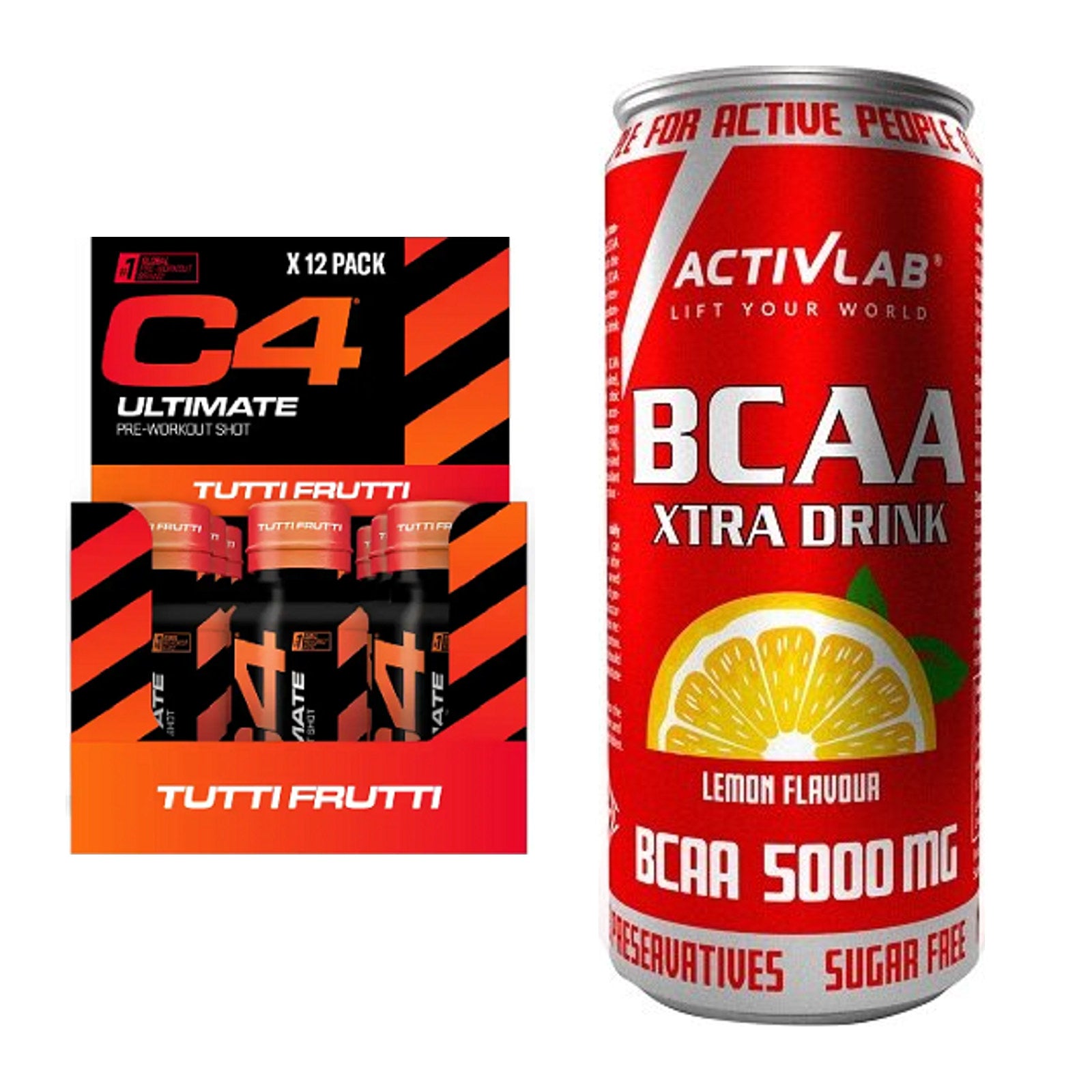 Trainings-Set: Cellucor C4 Ultimate + Activlab BCAA Xtra Drink – alle enthaltenen Artikel