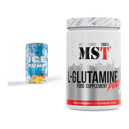 Trainings-Set: FA Nutrition ICE Pump Pre-Workout + MST Glutamine – alle enthaltenen Artikel