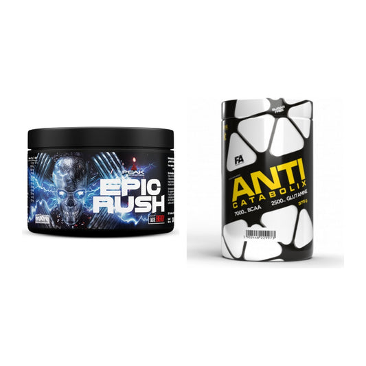 Trainings-Set: Peak Epic Rush + FA Nutrition Anticatabolix – alle enthaltenen Artikel
