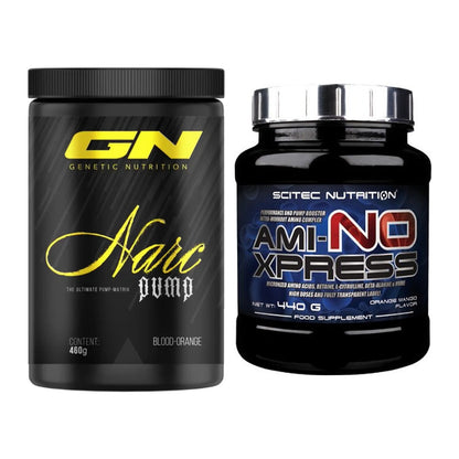 Trainings-Set: GN Narc Pump + Scitec Ami-NO Xpress – alle enthaltenen Artikel