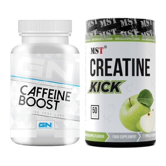 Trainings-Set: GN Caffein Boost + MST Creatine Kick – alle enthaltenen Artikel