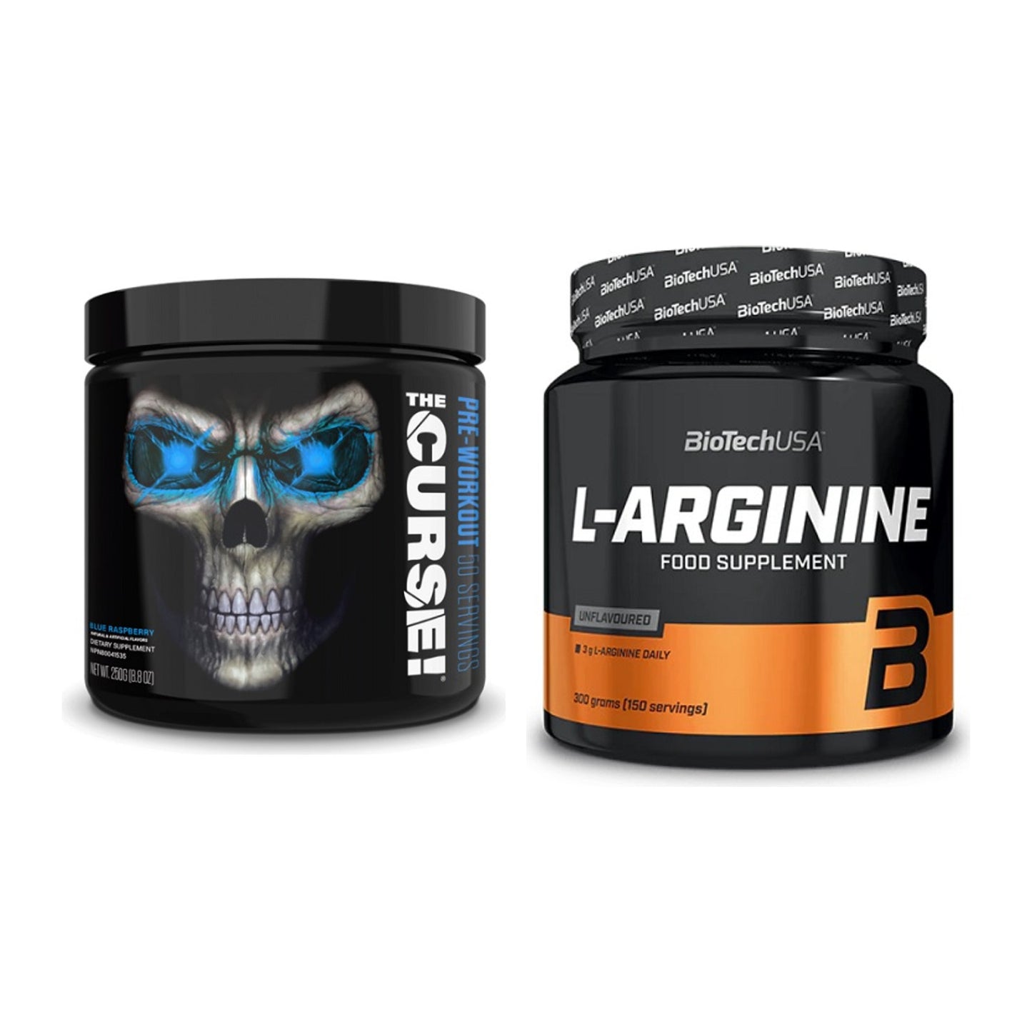 Trainings-Set: JNX Sports The Curse! + BioTech L-Arginin – alle enthaltenen Artikel
