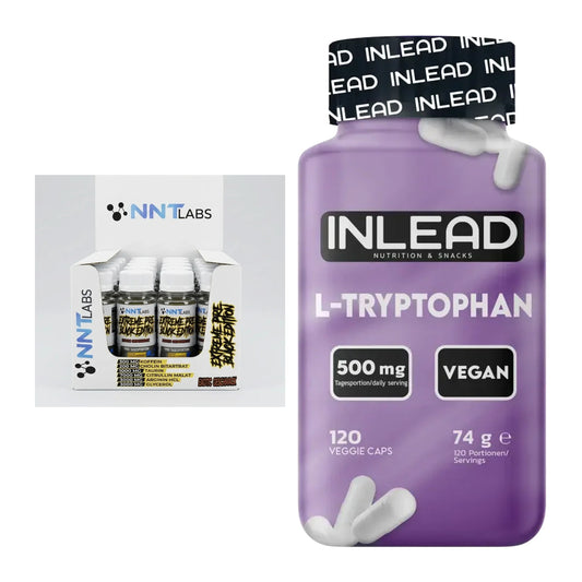 Trainings-Set: NNT Extreme Black Edition + INLEAD L-Tryptophan 500mg – alle enthaltenen Artikel