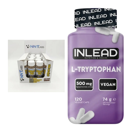 Trainings-Set: NNT Extreme Pre-Workout + INLEAD L-Tryptophan 500mg – alle enthaltenen Artikel