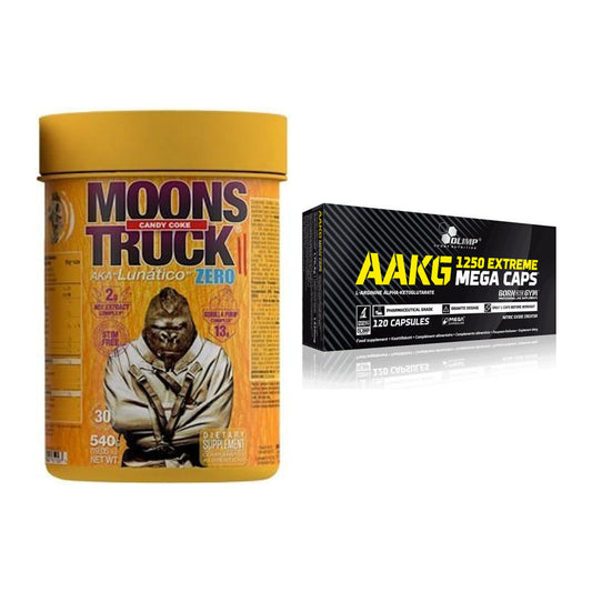 Harjoitussetti: Zoomad Moonstruck 2.0 ZERO + Olimp AAKG Extreme Mega - kaikki tuotteet mukana