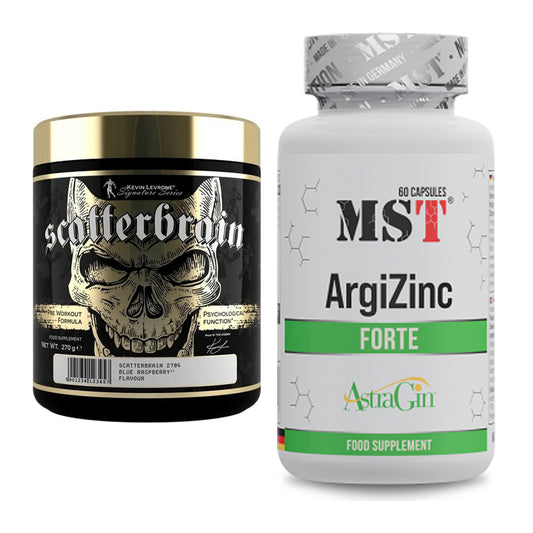 Trainings-Set: Kevin Levrone Scatterbrain + MST ArgiZinc Forte – alle enthaltenen Artikel