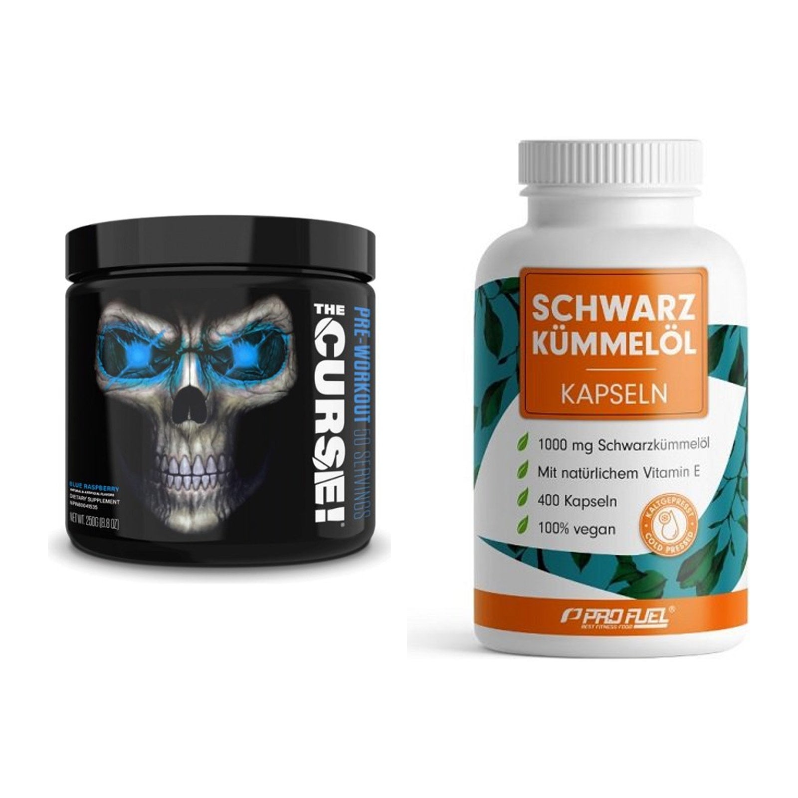 Trainings-Set: JNX Sports The Curse! + ProFuel Schwarzkümmelöl – alle enthaltenen Artikel