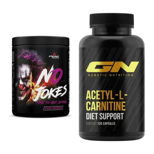Treningssett: Peak No Jokes + GN Acetyl L-Carnitine - alle varer inkludert