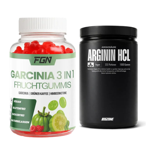 Trainings-Set: FGN Garcinia 60 Fruchtgummies + Big Zone L-Arginin – alle enthaltenen Artikel