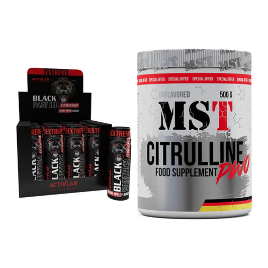 Trainings-Set: Activlab Black Panther + MST Citrulline Malat 500g – alle enthaltenen Artikel