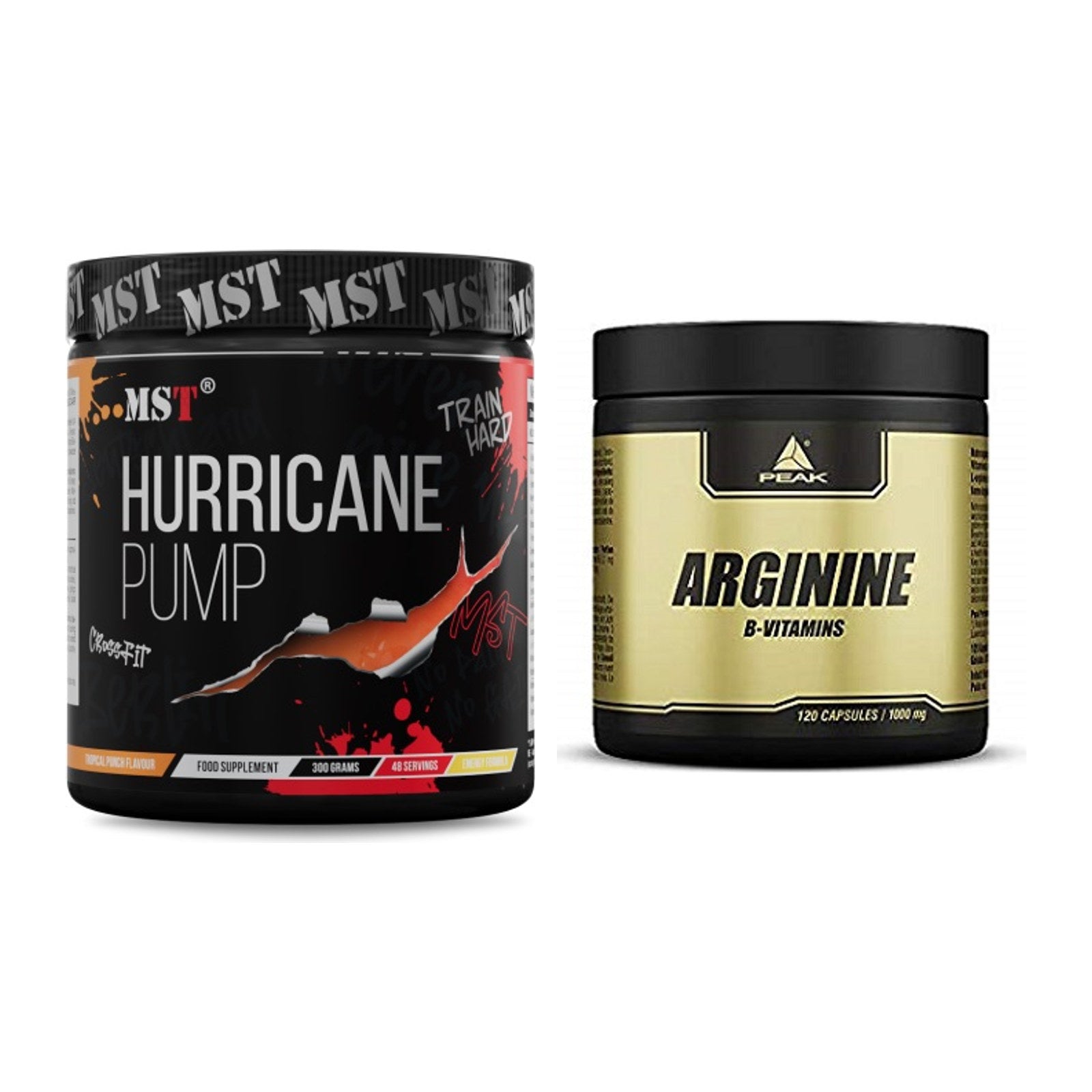 Trainings-Set: MST Hurricane Pump + Peak Arginin – alle enthaltenen Artikel