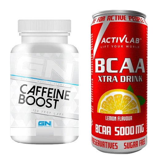 Trainings-Set: GN Caffein Boost + Activlab BCAA Xtra Drink 5000mg – alle enthaltenen Artikel