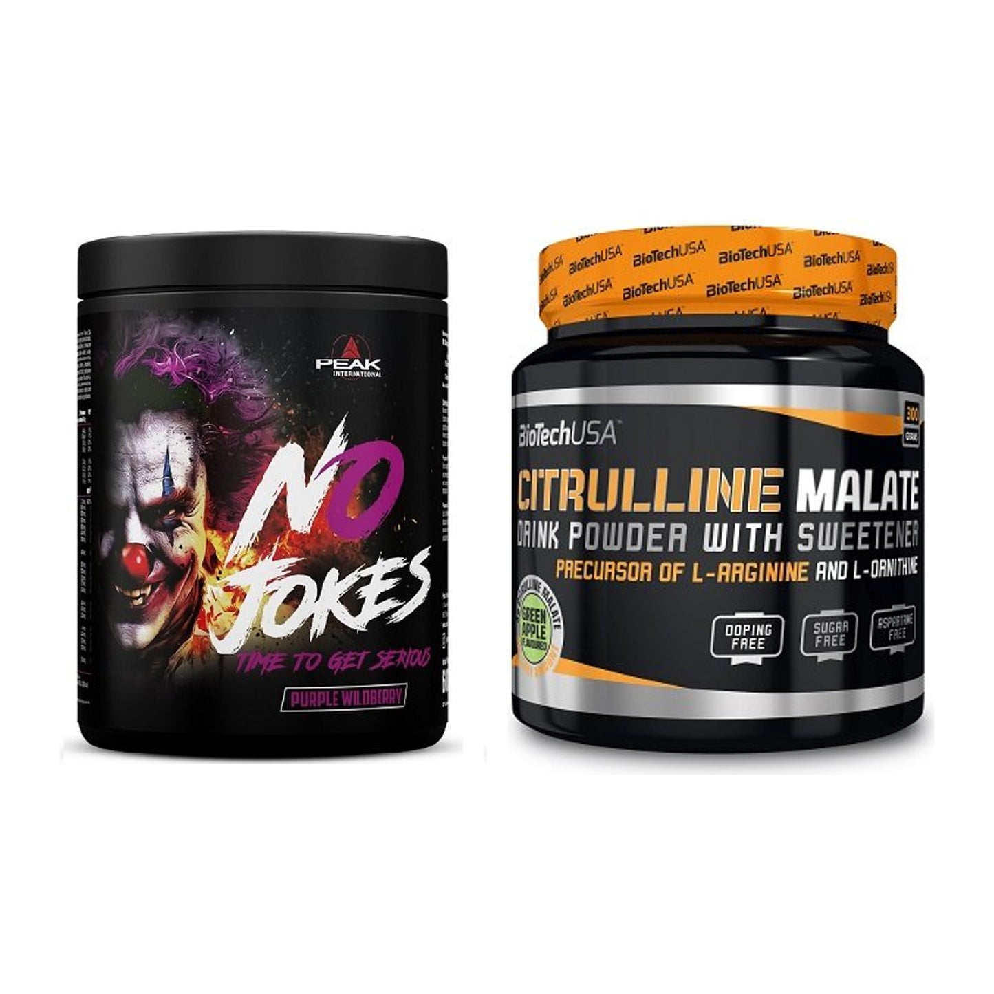 Trainings-Set: Peak No Jokes + BioTech Citrulline Malate – alle enthaltenen Artikel