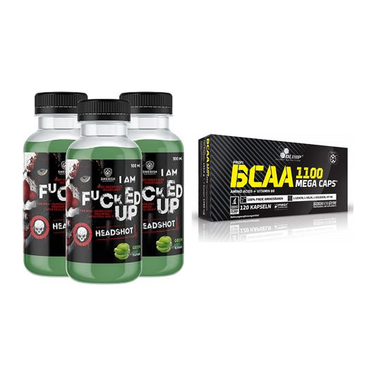 Trainings-Set: Swedish Supplements Fucked Up + Olimp BCAA Mega Caps – alle enthaltenen Artikel