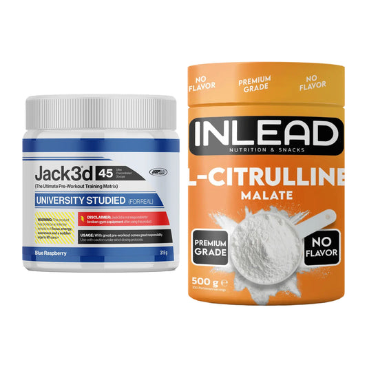 Trainings-Set: USP Labs Jack3d 45 Serv. + INLEAD L-Citrullin Malat – alle enthaltenen Artikel