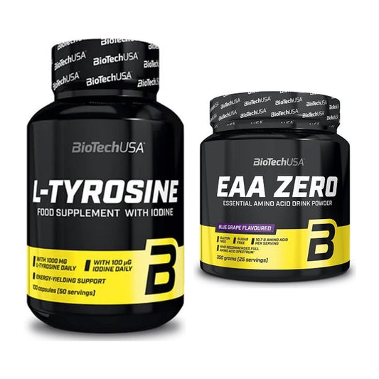 Trainings-Set: BioTech Tyrosine + BioTech EAA Zero – alle enthaltenen Artikel