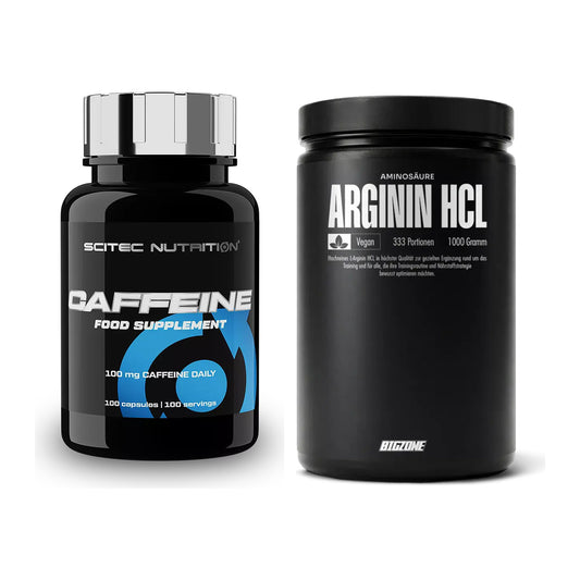 Trainings-Set: Scitec Caffeine + Big Zone L-Arginin – alle enthaltenen Artikel
