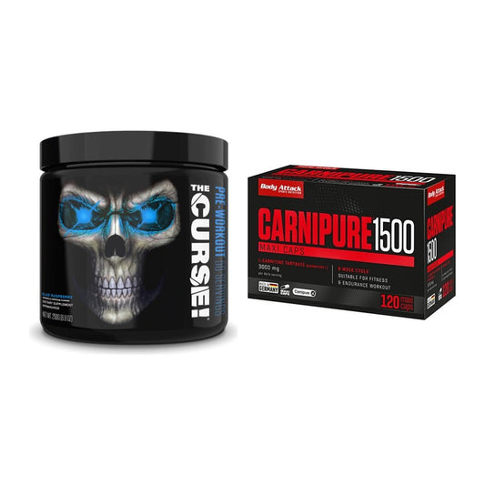 Trainings-Set: JNX Sports The Curse! + Body Attack Carnipure 1500 – alle enthaltenen Artikel