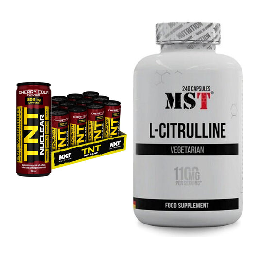 Trainings-Set: NXT Nutrition TNT NUCLEAR + MST Citrulline – alle enthaltenen Artikel