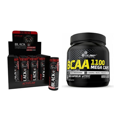 Trainings-Set: Activlab Black Panther Extreme + Olimp BCAA Mega Caps – alle enthaltenen Artikel