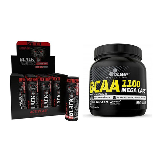 Trainings-Set: Activlab Black Panther Extreme + Olimp BCAA Mega Caps – alle enthaltenen Artikel