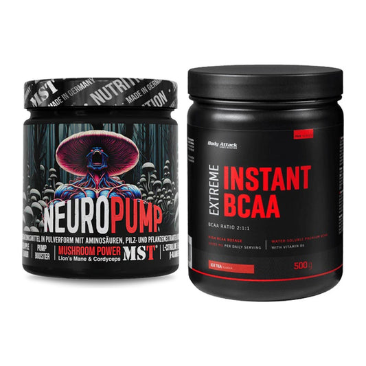Trainings-Set: MST NeuroPump + Body Attack Instant BCAA Extreme – alle enthaltenen Artikel