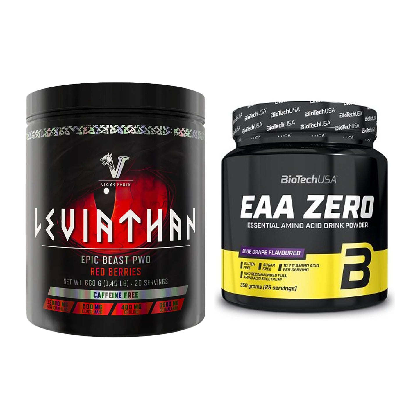 Trainings-Set: Viking Power Leviathan Hardcore + BioTech EAA Zero – alle enthaltenen Artikel