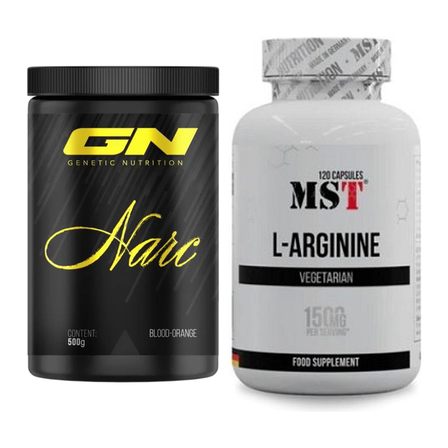 Trainings-Set: GN Narc + MST L-Arginine 120 Kaps. – alle enthaltenen Artikel