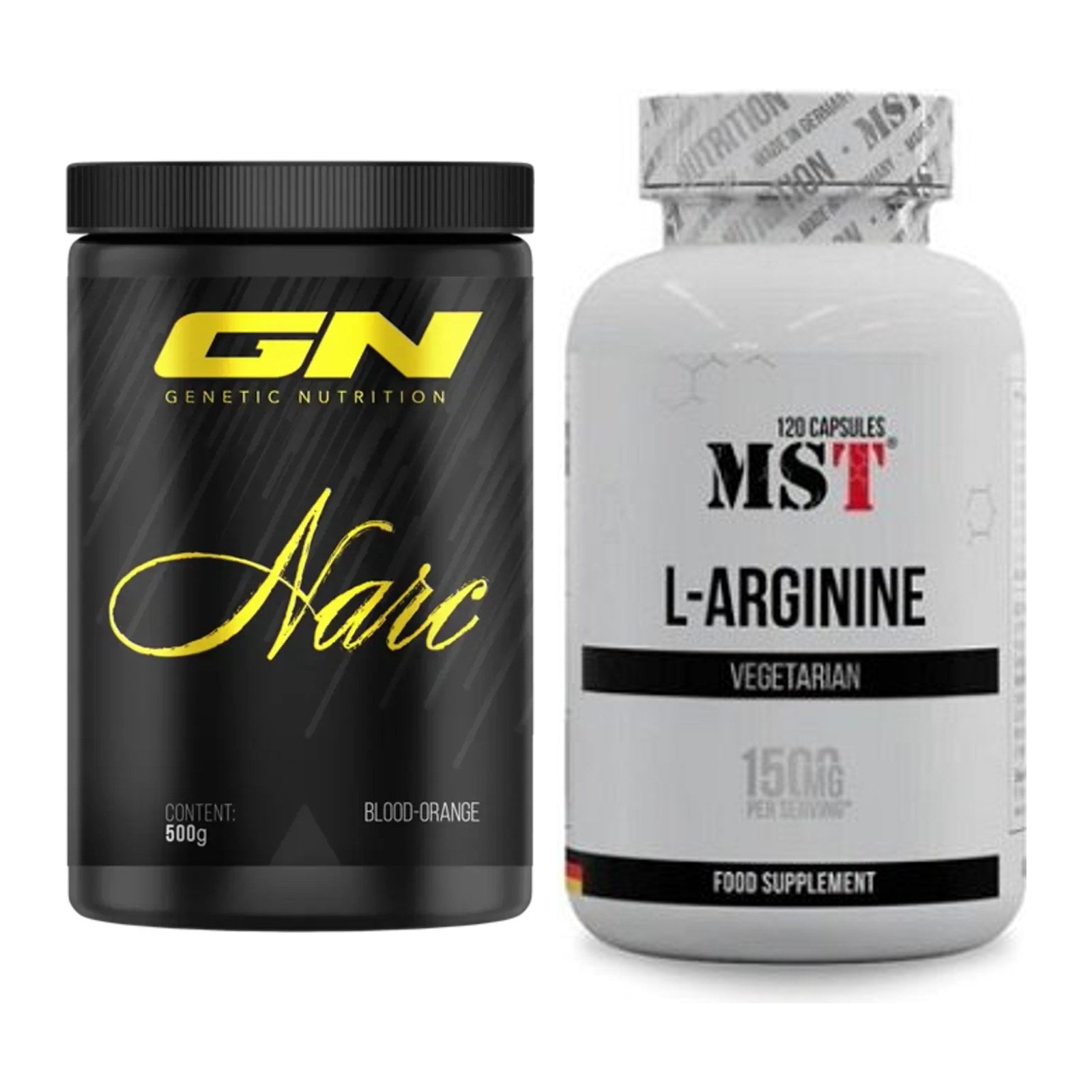 Trainings-Set: GN Narc + MST L-Arginine 120 Kaps. – alle enthaltenen Artikel