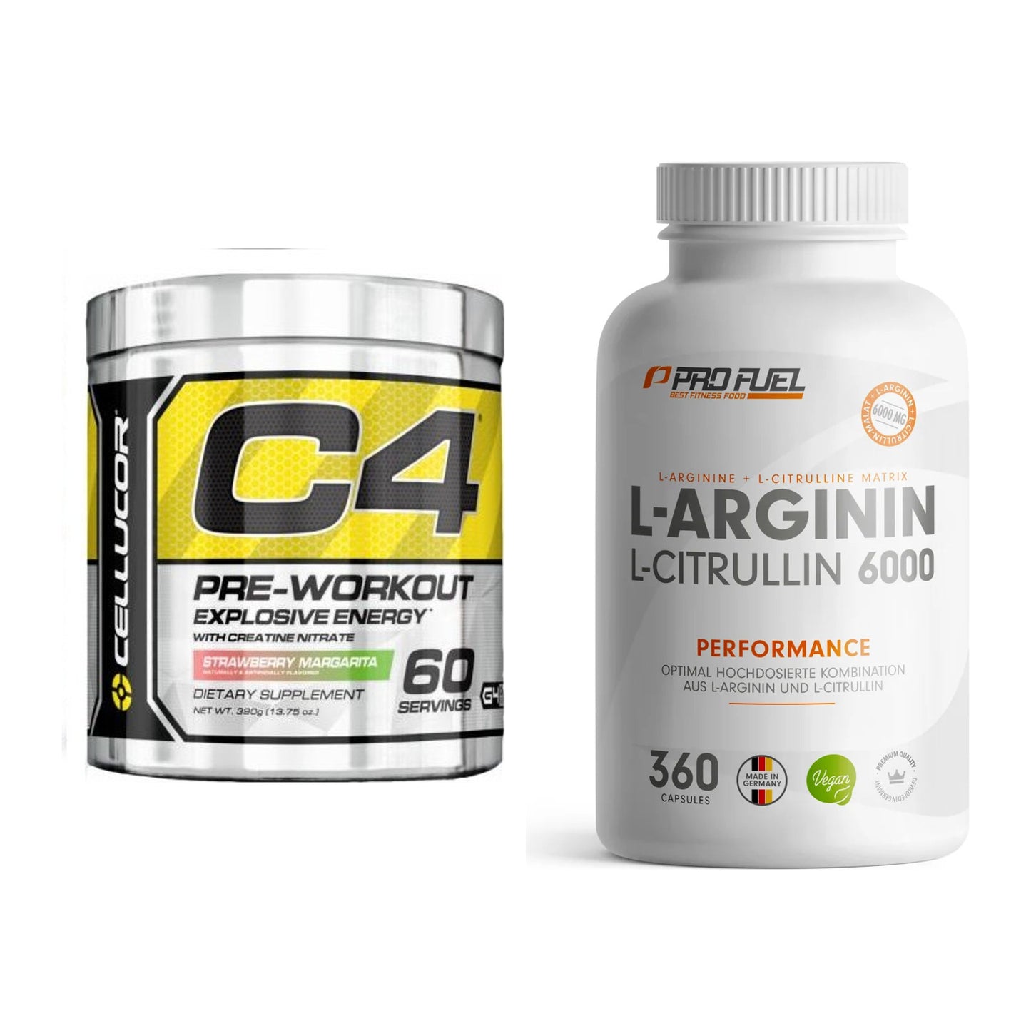Trainings-Set: Cellucor C4 Original 60 + ProFuel L-Arginin – alle enthaltenen Artikel