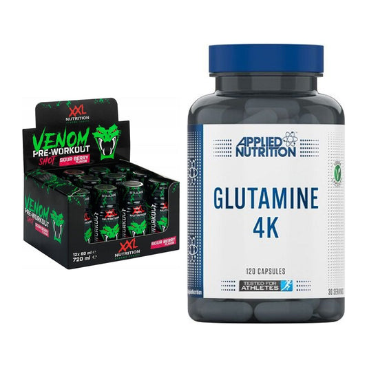 Trainings-Set: XXL Nutrition Venom Shot + Applied Nutrition – alle enthaltenen Artikel