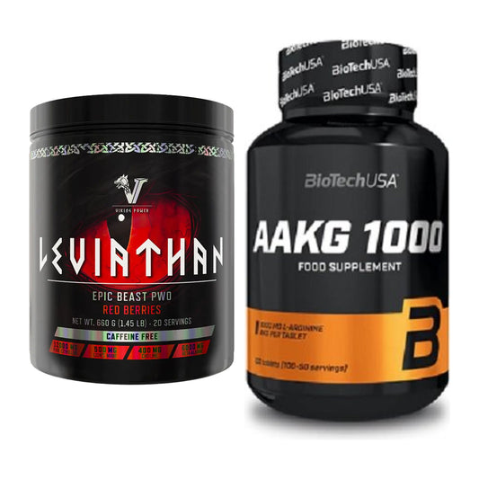 Trainings-Set: Viking Power Leviathan + BioTech AAKG 1000mg 100 – alle enthaltenen Artikel