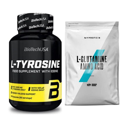 Trainings-Set: BioTech Tyrosine + MyProtein Glutamin – alle enthaltenen Artikel