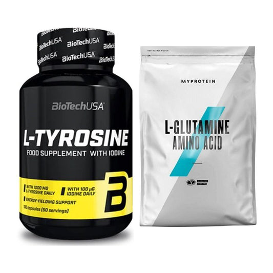 Trainings-Set: BioTech Tyrosine + MyProtein Glutamin – alle enthaltenen Artikel
