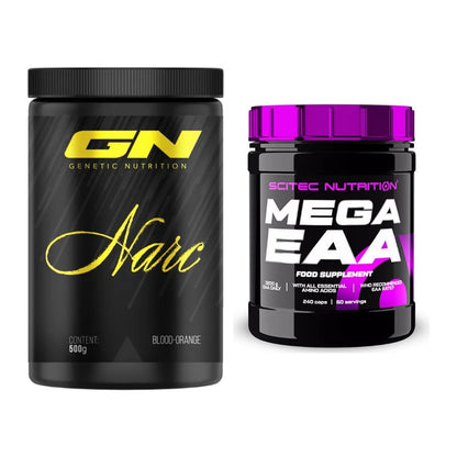 Trainings-Set: GN Narc + Scitec Mega EAA – alle enthaltenen Artikel