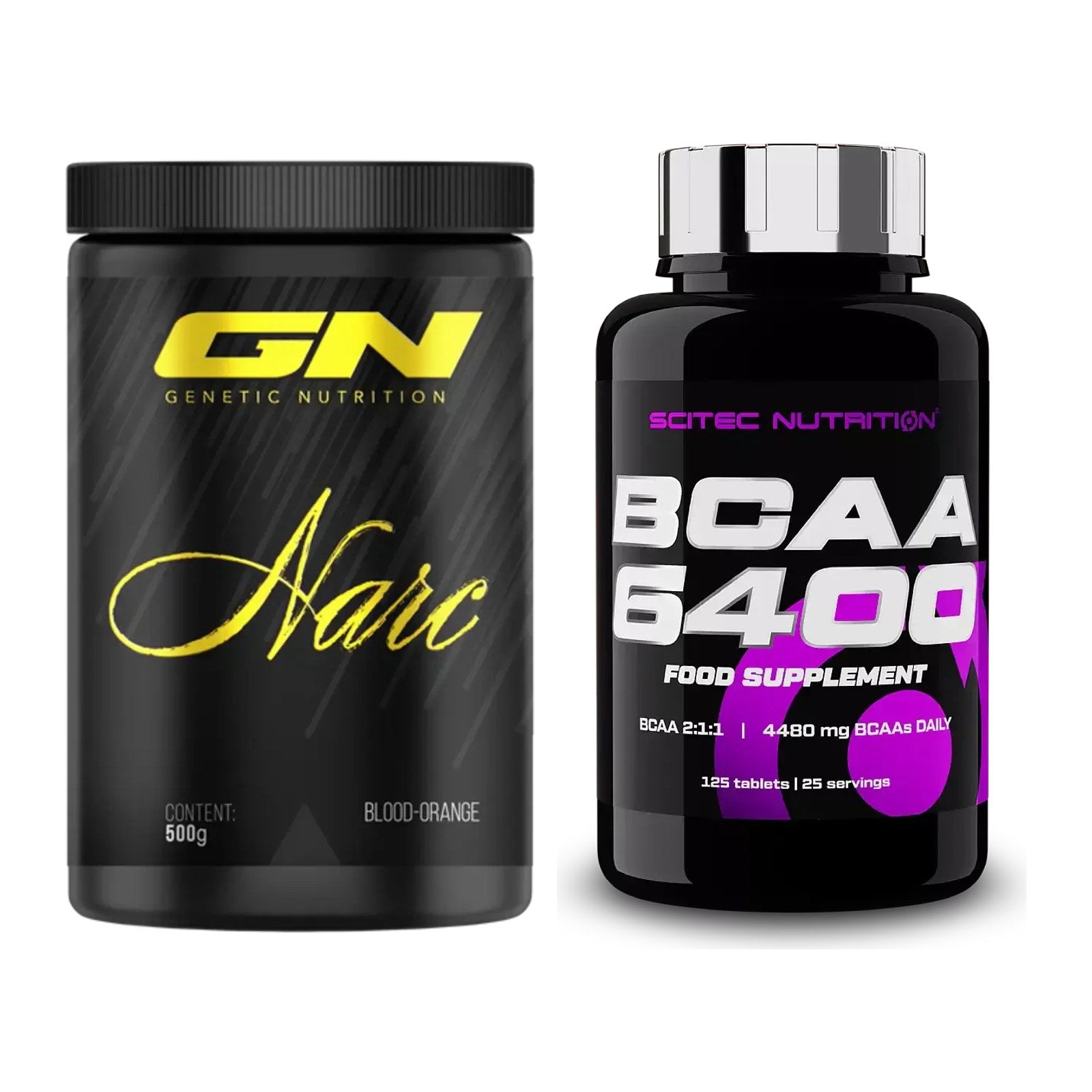 Trainings-Set: GN Narc + Scitec BCAA 6400 – alle enthaltenen Artikel