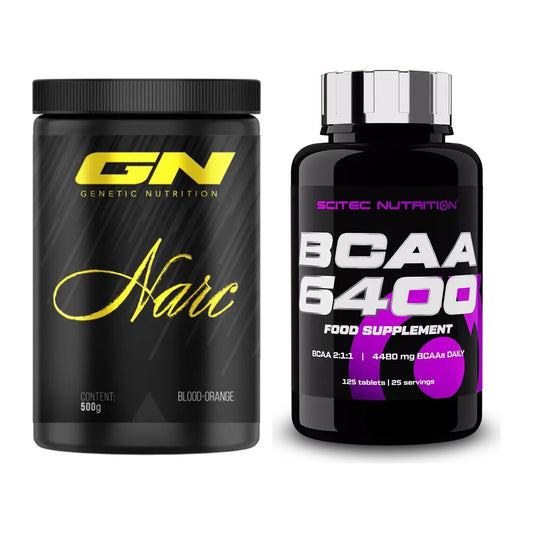 Trainings-Set: GN Narc + Scitec BCAA 6400 – alle enthaltenen Artikel