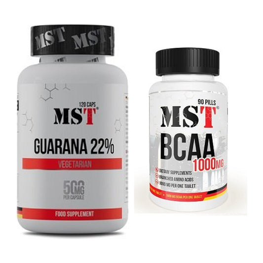Trainings-Set: MST Guarana 22% + MST BCAA 1000 (90 Tabl.) – alle enthaltenen Artikel