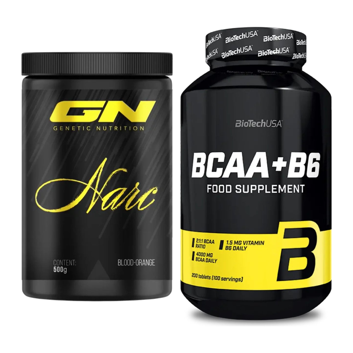 Trainings-Set: GN Narc + BioTech BCAA+B6 200 Tabl – alle enthaltenen Artikel