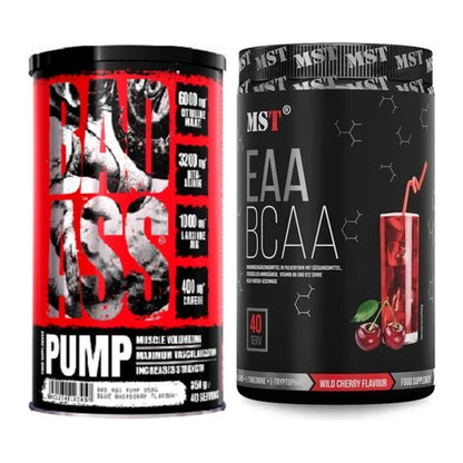 Trainings-Set: BAD ASS Pump + MST EAA & BCAA – alle enthaltenen Artikel