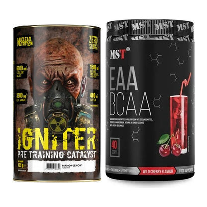 Trainings-Set: Nuclear Nutrition IGNITER Booster + MST EAA & BCAA – alle enthaltenen Artikel