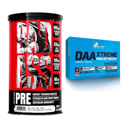 Trainings-Set: BAD ASS Pre + Olimp DAA Xtreme – alle enthaltenen Artikel