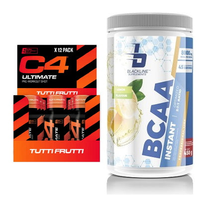 Trainings-Set: Cellucor C4 Ultimate + Blackline Supplements BCAA – alle enthaltenen Artikel