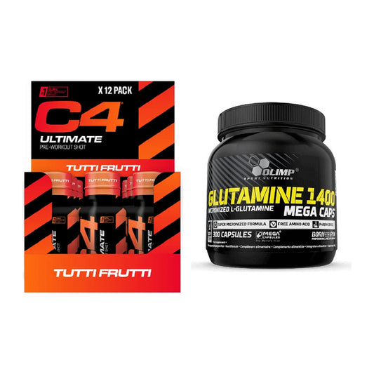 Trainings-Set: Cellucor C4 Ultimate + Olimp L-Glutamine Mega – alle enthaltenen Artikel
