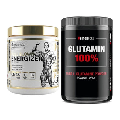 Trainings-Set: Kevin Levrone Full Blown + Sinob Core L-Glutamin – alle enthaltenen Artikel